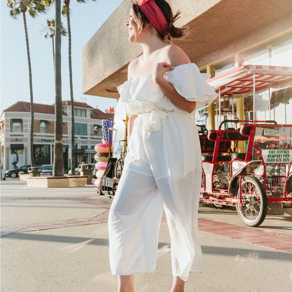 Elegant White Jumpsuit